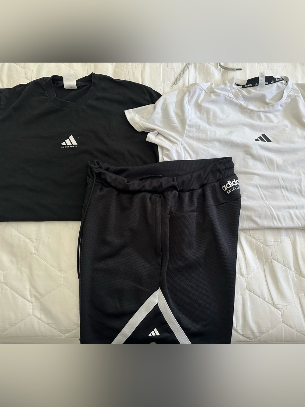 Adidas Basketball Training Shirts and Shorts Sz L